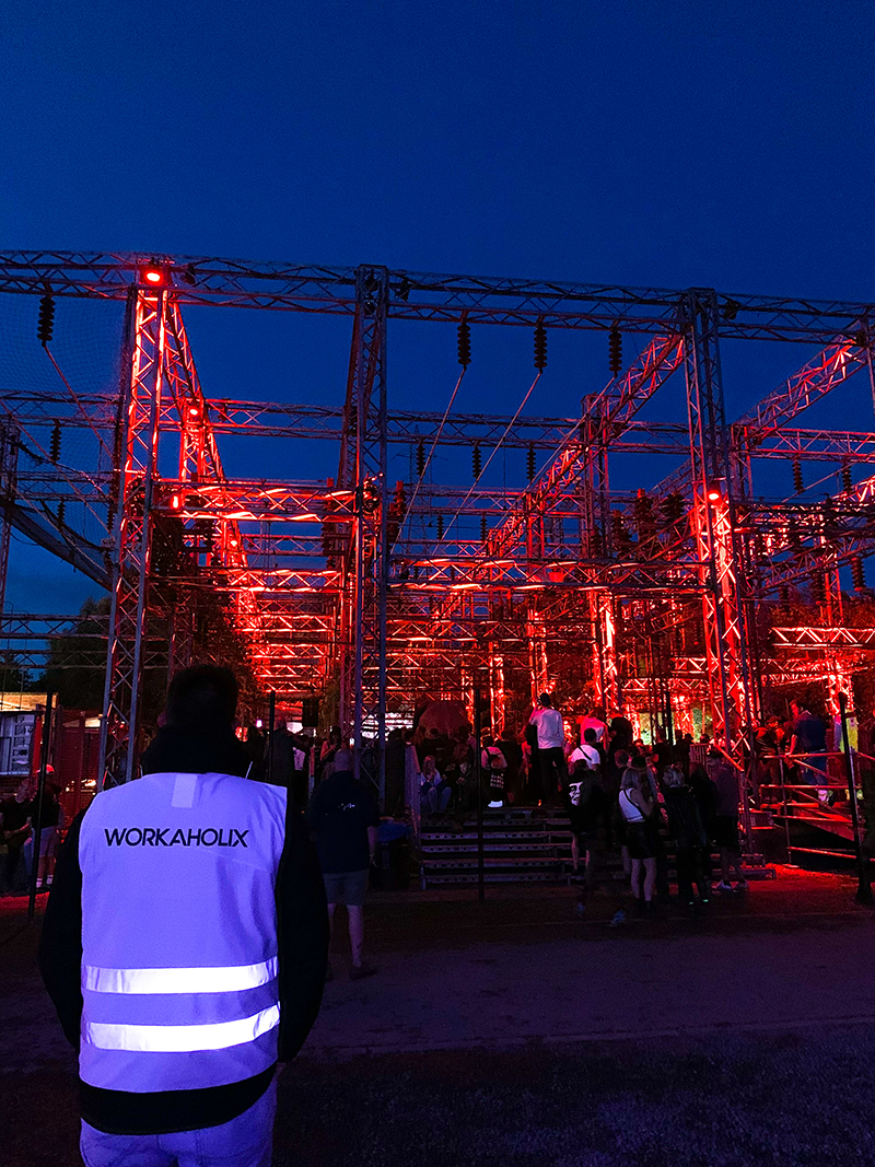 Wx Stagehands Workaholix op Voltage Festival